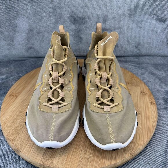 Nike React Element 55 Shoes Mens Size 8.5 Beige Low Top Sneakers BQ6166-700 main image 10